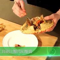 #中秋香聚 美味更圆满#中秋家宴主菜，爱尔兰面包蟹：蟹粉豆腐的做法图解3